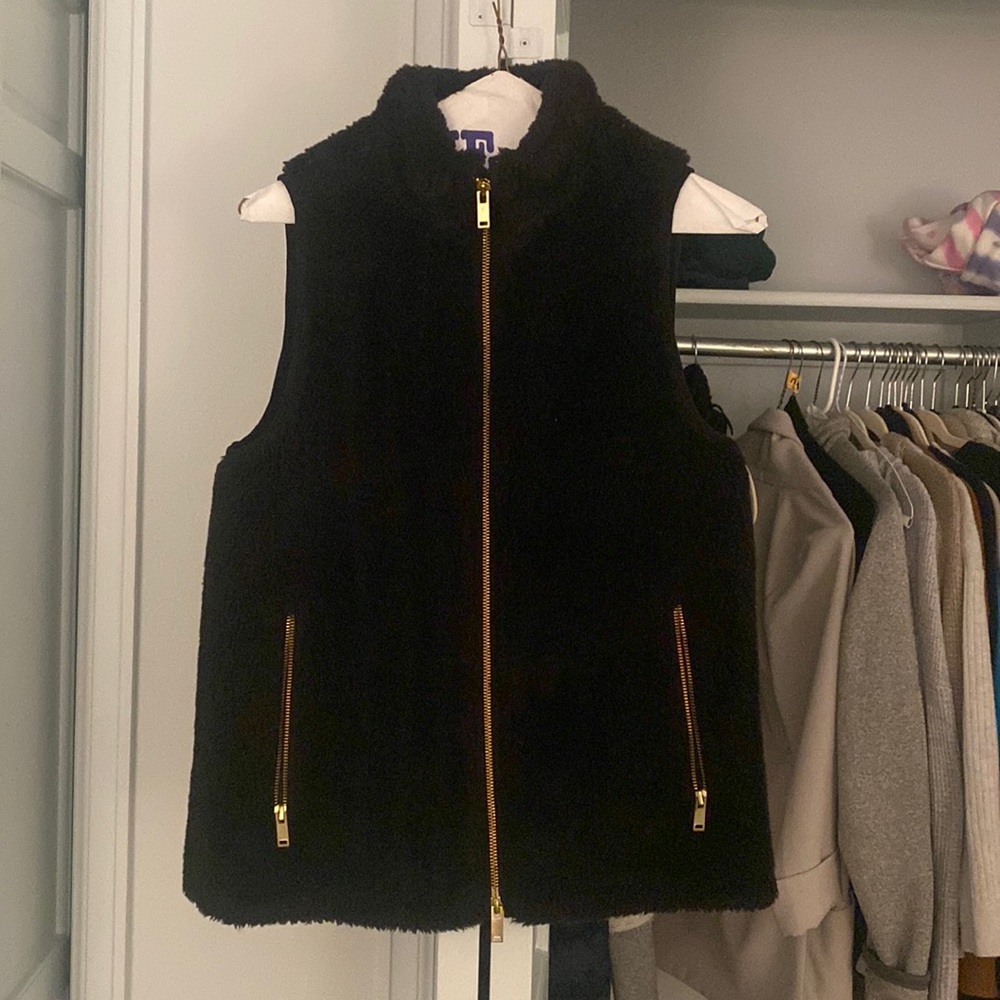 JCrew Sherpa Vest XXS